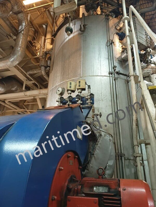 Auxiliary Boiler on a ship